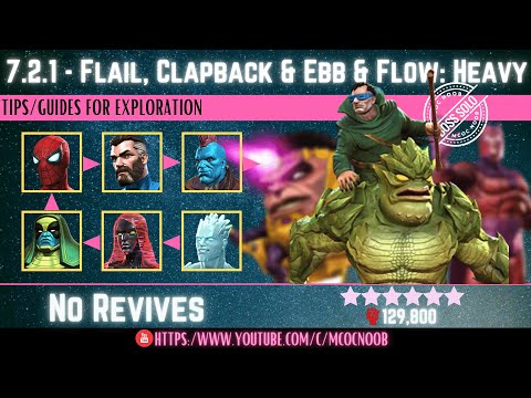 MCOC: Act 7.2.1 - Flail, Clapback & Ebb and Flow: Heavy - (Book 2, Act 1.2) - Tips/Guides-No Revives