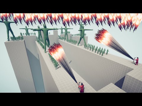 ZOMBIE BRIDGE + GIANT vs. 2x GODS | TABS - Totally Accurate Battle Simulator