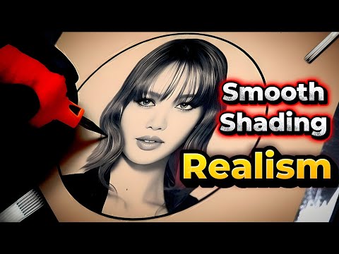 Soft Smooth Shading Realism Portraits: NO MORE BLOTCHES & Advanced Techniques