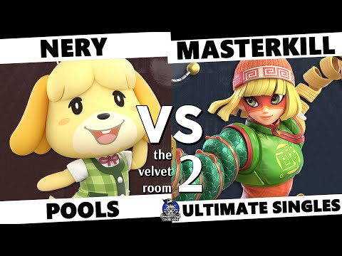VELVET ROOM 2 (POOL D) - Nery (Isabelle, Mii Sword) VS. Masterkill (Min Min) Smash Ultimate Tourney