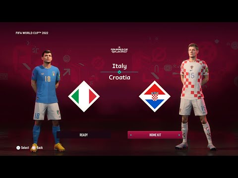 FIFA 23 - Italy vs. Croatia - FIFA World Cup Qatar Final | PS5™ Gameplay [4K 60FPS] Next Gen
