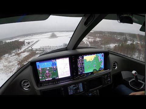 ICE, wind shear and Rain Landing | Cirrus SF50 Vision Jet