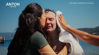The longest swim ever in Tasmania, 58.4km.