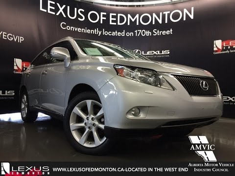 Used Silver 2012 Lexus RX 350 AWD Touring Review | Calgary Alberta