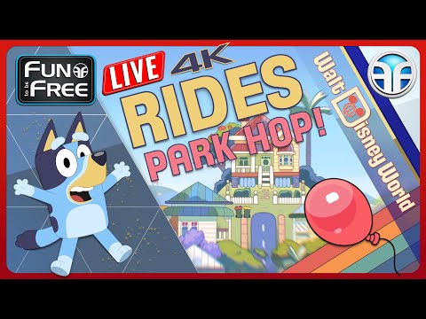 🔴 LIVE: Walt Disney World &ndash; Walking Tour 4K, YOU Pick Where We Go!