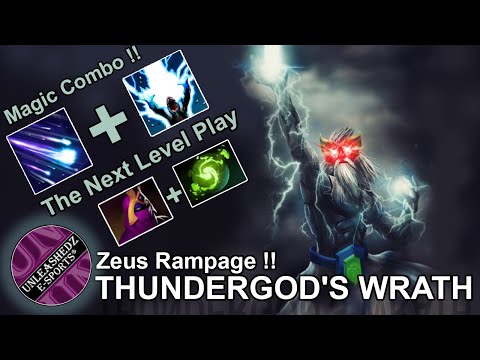 Dota 2 Zeus + Refresher Orb Thundergod's Wrath !!