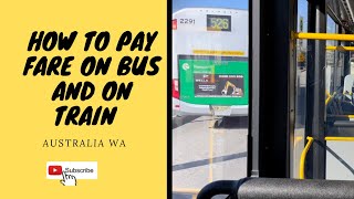 How to pay for a bus ride and train