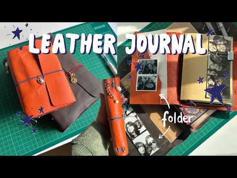 Leather journal cover | Louise Carmen inspired | quick, easy, cheap