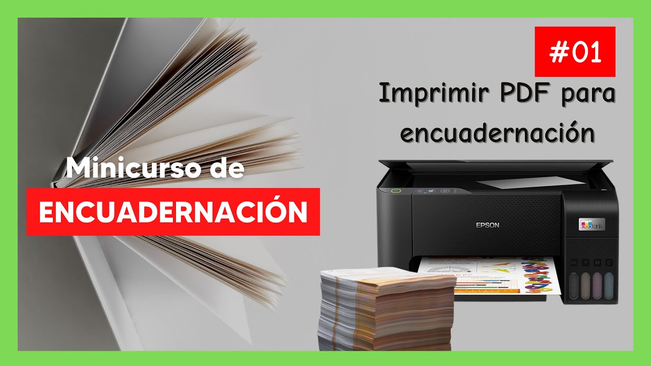 Watch Curso encuadernación 📚 fácil #01: Imprimir libro en PDF para coser por cuadernillos, paso a paso Now Curso encuadernación 📚 fácil #01: Imprimir libro en PDF para coser por cuadernillos, paso a paso