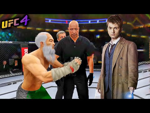 Doctor Who vs. Old Bruce Lee (EA sports UFC 4)