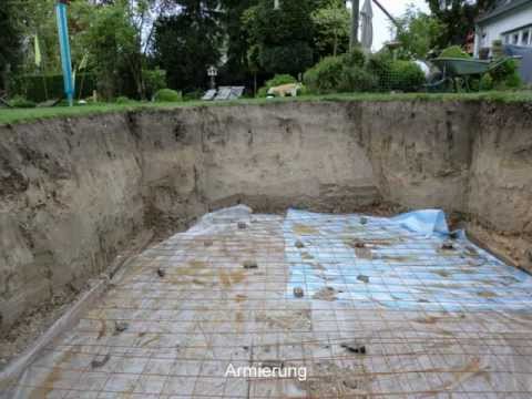 GFK Schwimmbecken - Fertigschwimmbecken-Pooleinbau-Bauarbeiten