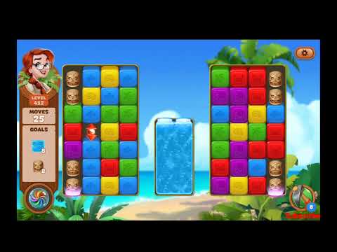 Lost Island Blast Adventure Level 412 NO BOOSTERS - A S GAMING