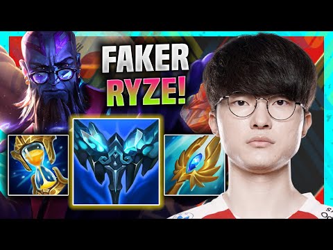 FAKER CHILLING WITH RYZE! - T1 Faker Plays Ryze Mid vs Syndra! | Season 11