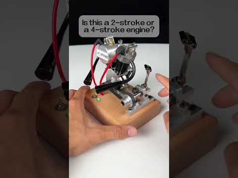 Is this a 2-stroke ora 4-stroke engine #v2 #mechanic #DIY #enginemodel
