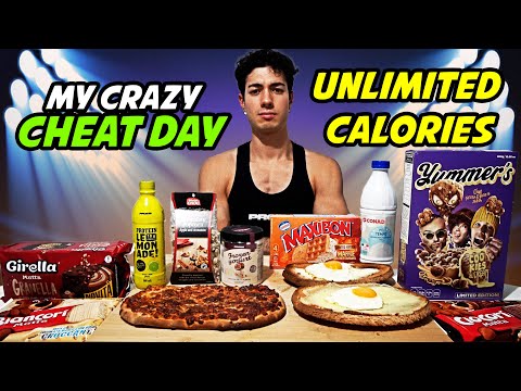 MY CRAZY CHEAT DAY - Mangio TUTTO Ciò Che Voglio... UNLIMITED CALORIES MEAL NO Challenge Man vs Food