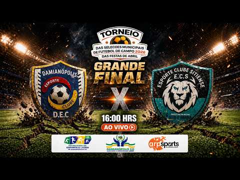 GRANDE FINAL DO TORNEIO DAS SELEÇÕES 2026 AO VIVO 🔥 | Damianópolis x Sitio d'Abadia