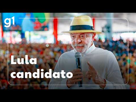 PT oficializa candidatura de Lula à reeleição