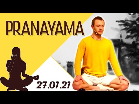 Fortgeschrittenes Pranayama mit Tilman - Yoga Vidya Live 06:00 - 27.01.2021