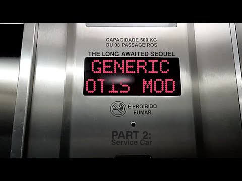 Modded OTIS Lexan Traction Elevator (service) - Private Building - GO, BR