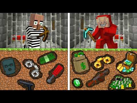 Minear Kriminella SAKER för att Fly Fängelset i Minecraft..