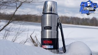 Thermoskanne von Thermos im Test: Bis zu 12 Stunden ein HEIßES Getränk genießen ☕ // 1,2 Liter