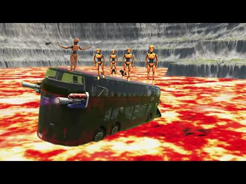 Reverse Cars vs Leap Of Death – BeamNG Drive#33