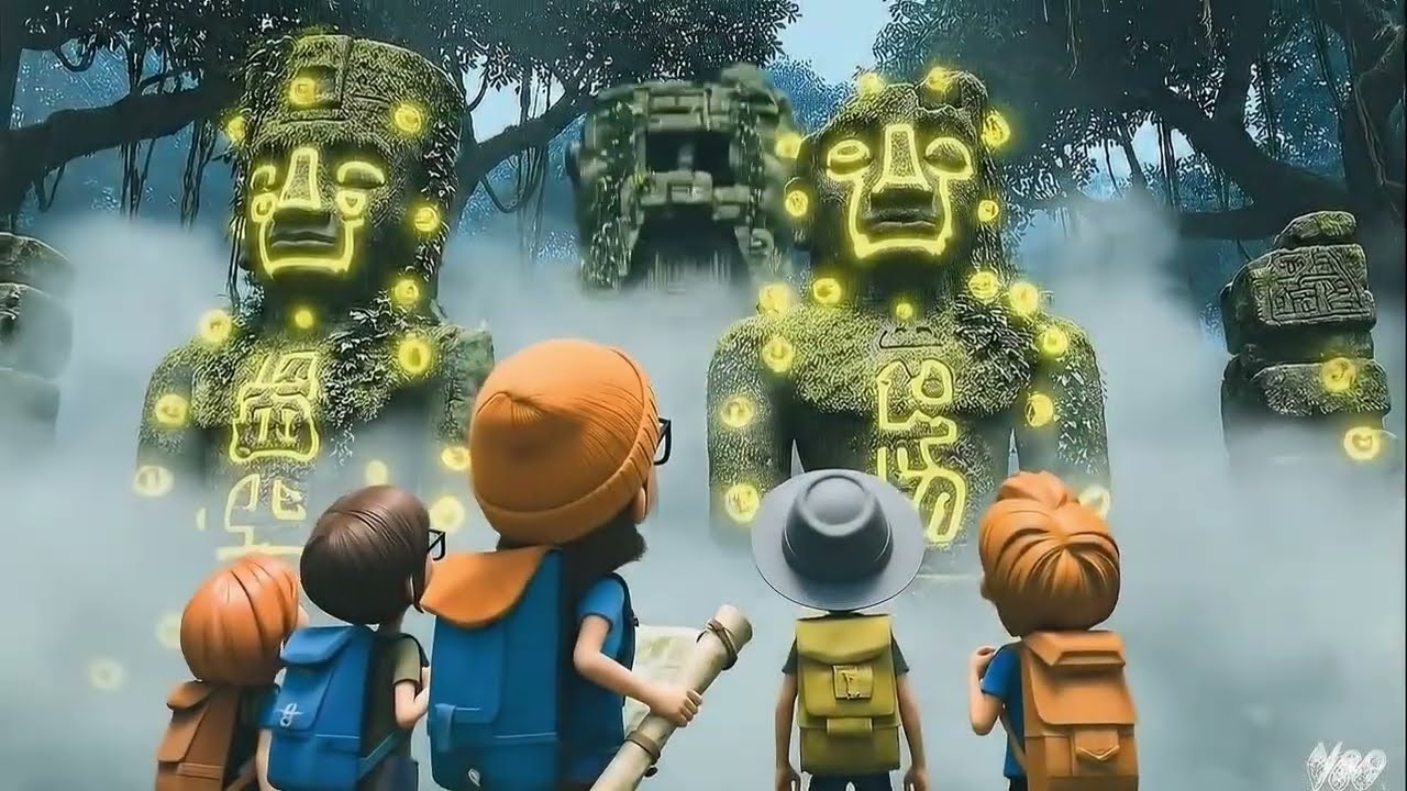 Jungle Mystery: The multi character #usa #explore #animation #youtube # viral @MrBeast
