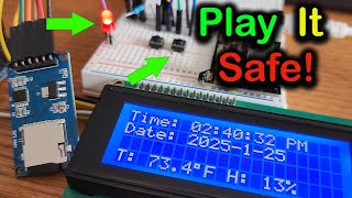 How to Safely Remove Your microSD Card from an Arduino Logger No Data Loss! #arduino