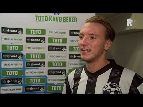 Gemert-speler Lars Teuben na bekerduel tegen Feyenoord (0-4): 'Droom die uitkomt'