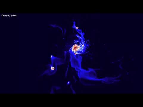 VINTERGATAN simulation - gas density