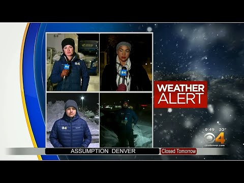 KCNC - CBS4 News After The Grammy's - March 2021 Blizzard - Full A-Block