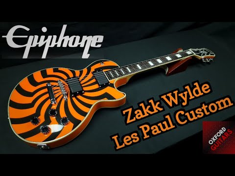 Epiphone Zakk Wylde Les Paul Custom Buzzsaw 2005 Made in Korea EMG HZ Black Label Society guitar + Hardcase image 26