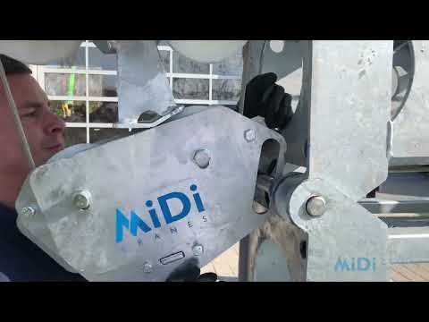MIDI LT 14 RD-XP - Die Montage unseres 3.5 Tonnen Anhänger-Turmdrehkran