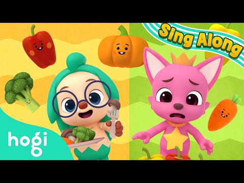 No, No, Vegetables! | Sing Along with Hogi | Kids' Rhymes | Healthy Habit | Pinkfong & Hogi