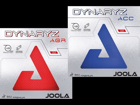 Joola Dynaryz - Joola's new premium rubbers AGR and ACC tested by spinfactory.de