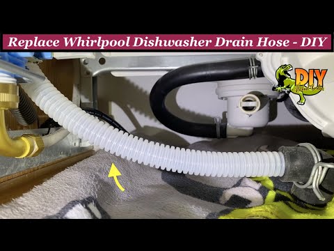 Replace whirlpool dishwasher drain hose - DIY