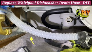 Replace whirlpool dishwasher drain hose - DIY