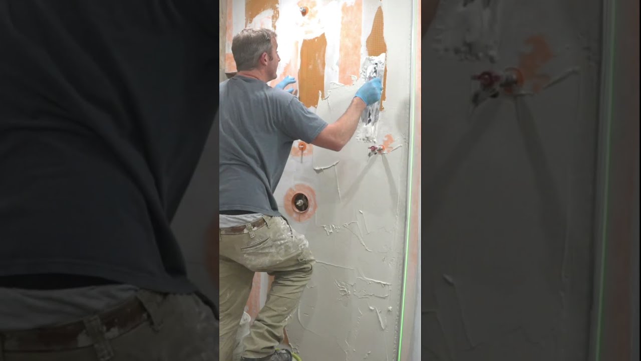 Shower Wall Tile | Quick and Easy Pattern #shorts