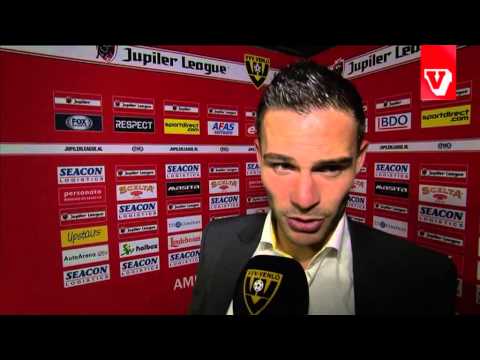 Reacties na afloop van de wedstrijd VVV-Venlo - De Graafschap