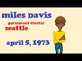 Miles Davis- April 5, 1973 Paramount Theatre, Seattle
