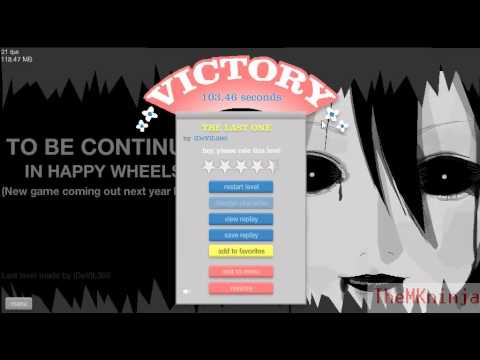 Happy Wheels w/TheMKninja Ep.123 A SCARY LEVEL! :O