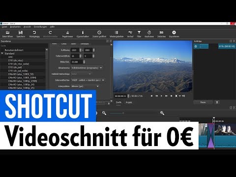 Kostenloses Videoschnitt-Programm Herunterladen und Installieren | SHOTCUT für YouTuber + Einsteiger