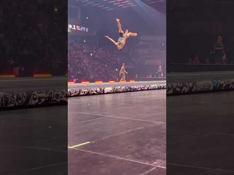 Split legs by Kristof Willerton at Faceoff 2024🔥🔥 #faceoff #airtrack #tumbling #gymnast #flip