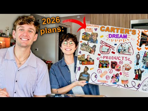 Making a mood board🫣 with Mattie