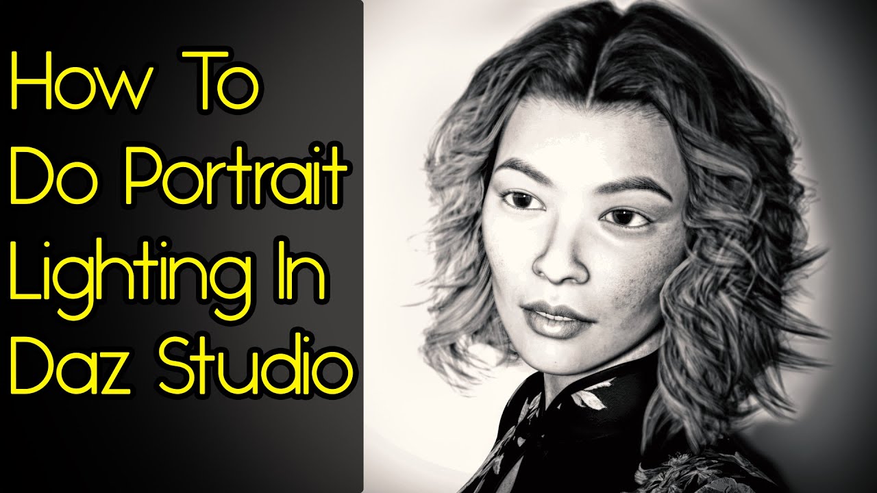 Daz Studio Lighting Tutorial - Portraits