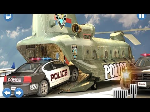 US Police ATV Quad Bike Transport Cargo Plane Game - Android GamePlay #7