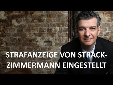 Criminal charges filed by Strack-Zimmermann have been dropped!