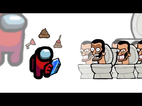 Mini Crewmate Kills 1000 Skibidi Toilet Characters | Among Us