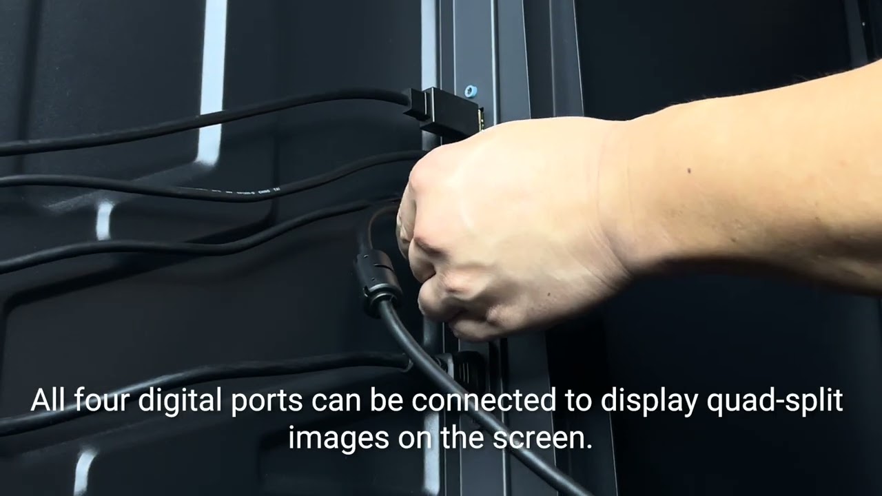 GVision C43MI: The Ultimate 43" 4K Security Monitor with Built-in Quad Splitter