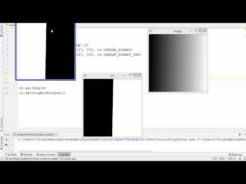 14. Simple Image Thresholding in OpenCV Python